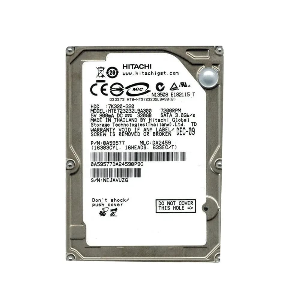 Hitachi HTE723232L9A300 320GB 3Gb/s SATA