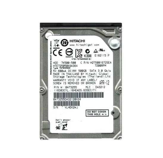 Hitachi HTE725050A9A364 500GB 3Gb/s SATA