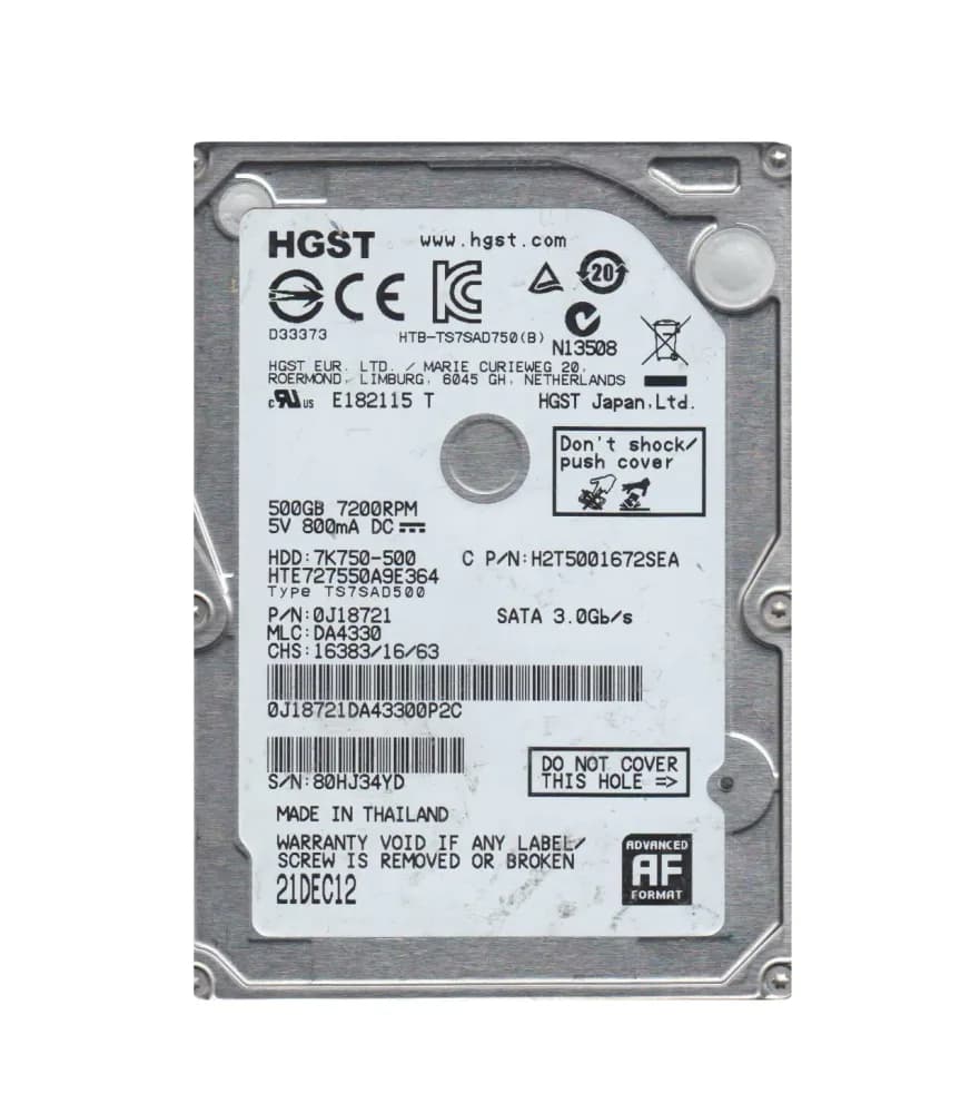 HGST HTE727550A9E364 500GB 3Gb/s SATA