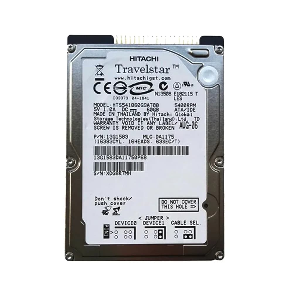 Hitachi HTS541060G9AT00 60GB IDE Ultra ATA/100 (ATA-6)