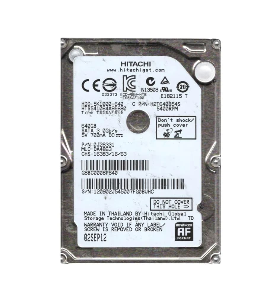 HGST HTS541064A9E680 640GB 6Gb/s SATA