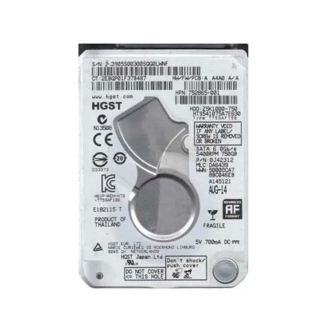 HGST HTS541075A7E630 1TB 6Gb/s SATA