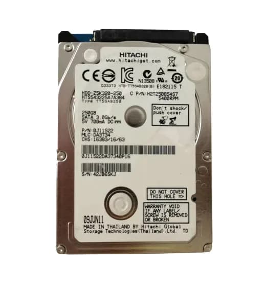 HGST HTS543225A7A384 250GB 3Gb/s SATA