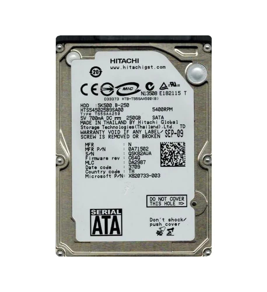 Hitachi HTS545025B9SA00 250GB 1.5Gb/s SATA