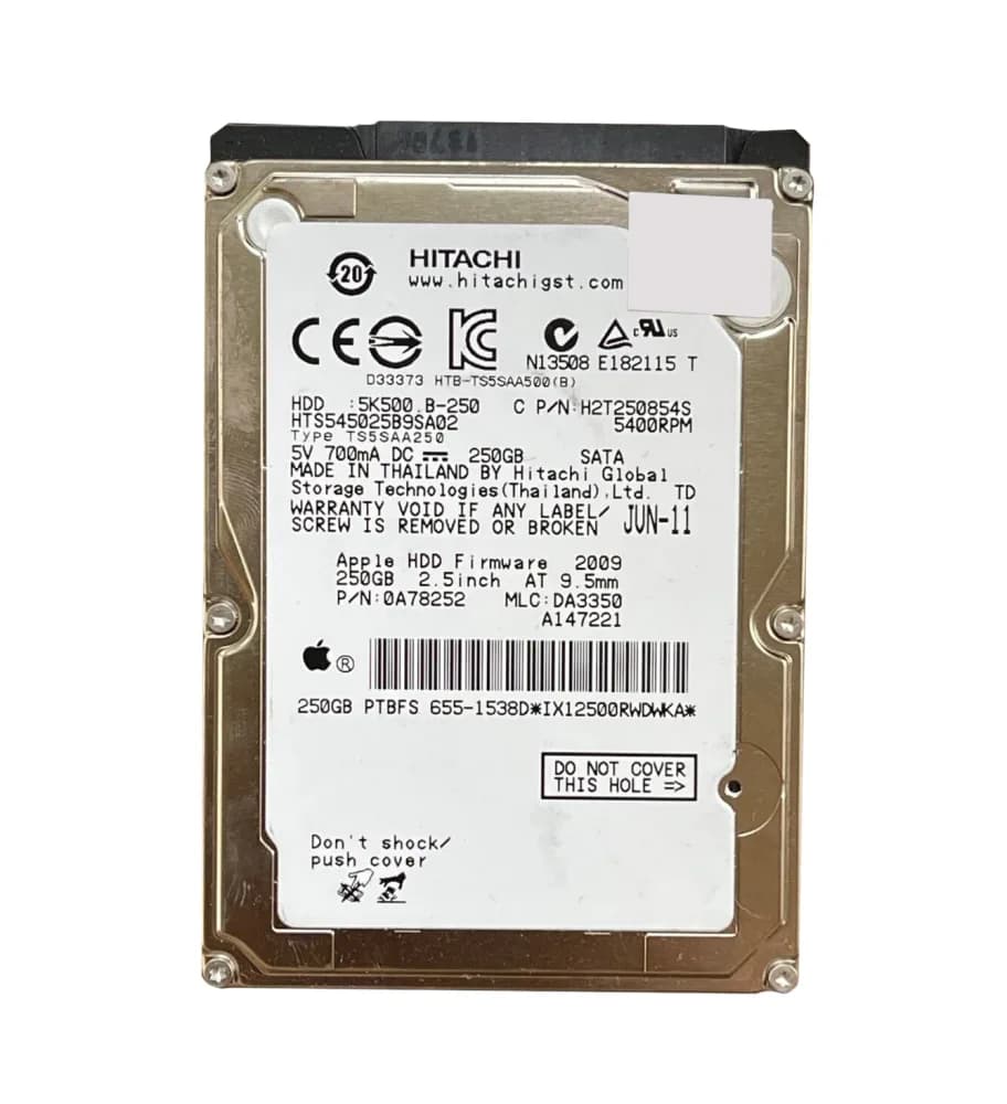 Hitachi HTS545025B9SA02 250GB 1.5Gb/s SATA