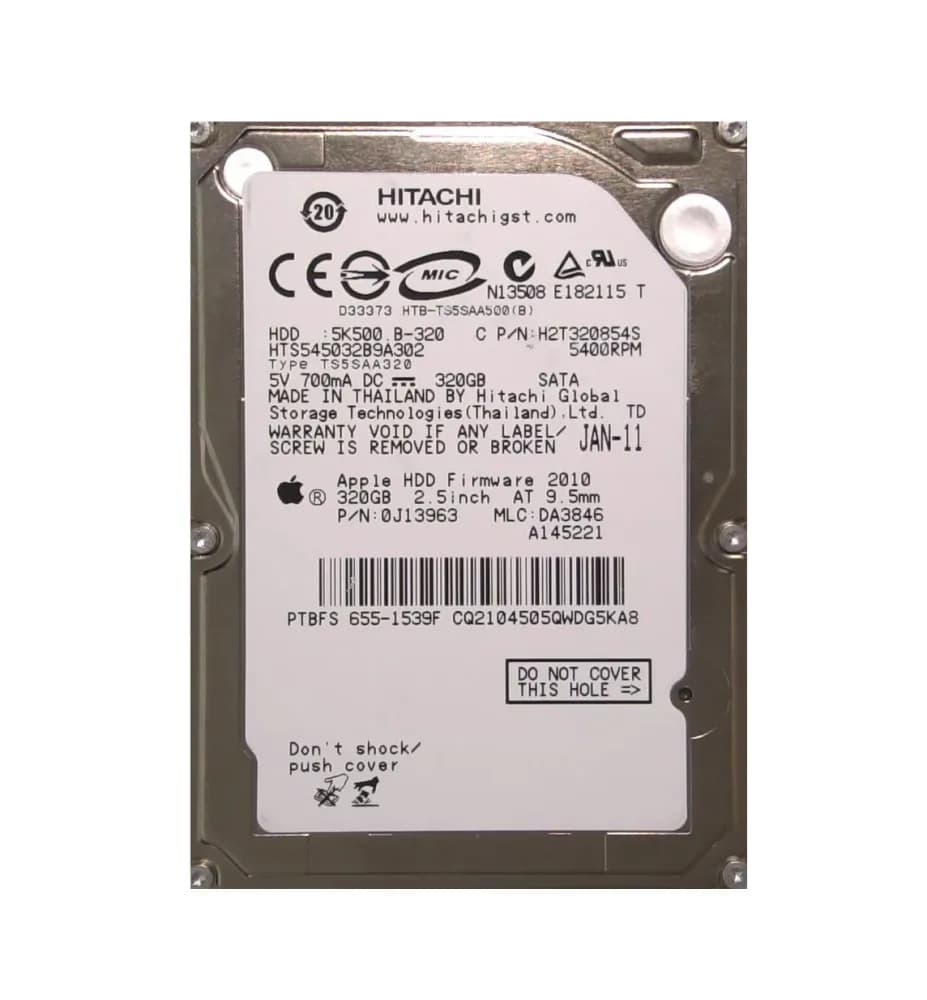 Hitachi HTS545032B9A302 320GB 3Gb/s SATA