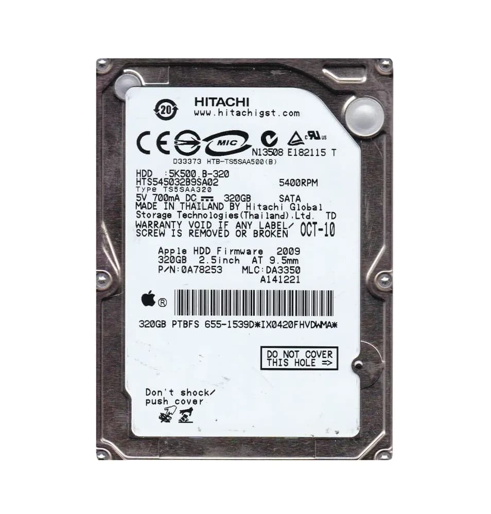 Hitachi HTS545032B9SA02 320GB 1.5Gb/s SATA