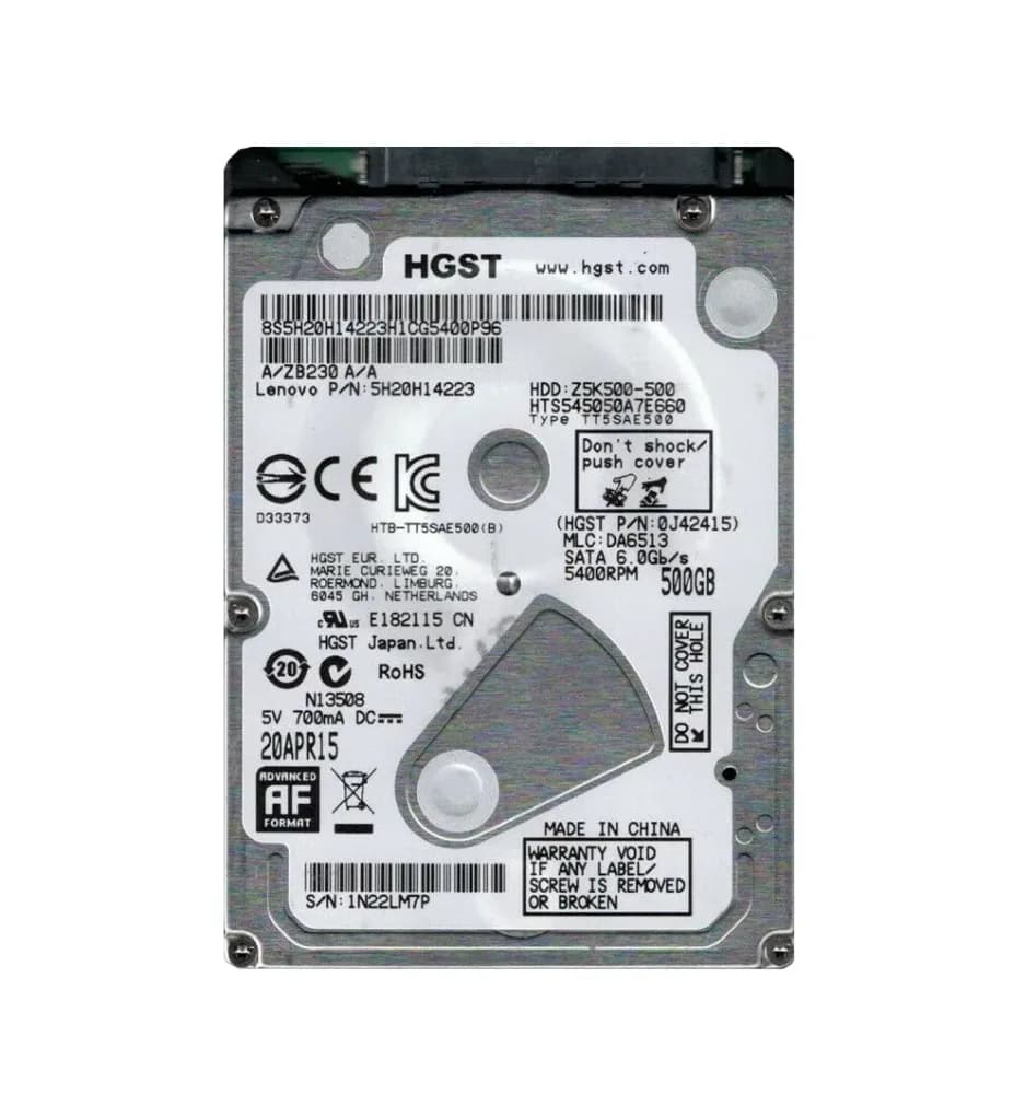 HGST HTS545050A7E660 500GB 6Gb/s SATA