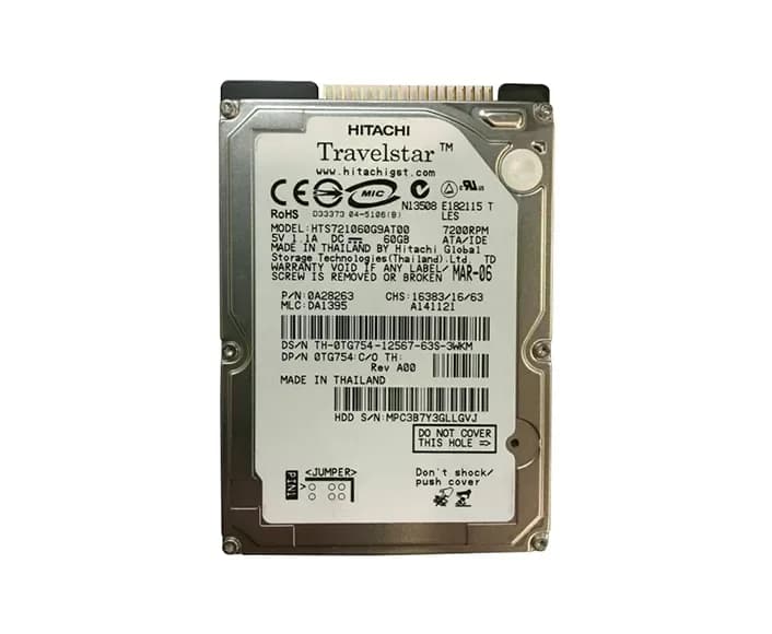 Hitachi HTS721060G9AT00 60GB IDE Ultra ATA/100 (ATA-6)