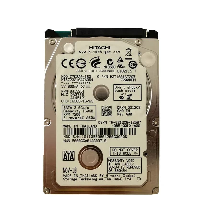 HGST HTS723216A7A364 160GB IDE Ultra ATA/100 (ATA-6)