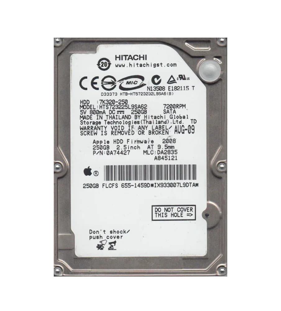 Hitachi HTS723225L9SA62 250GB 1.5Gb/s SATA