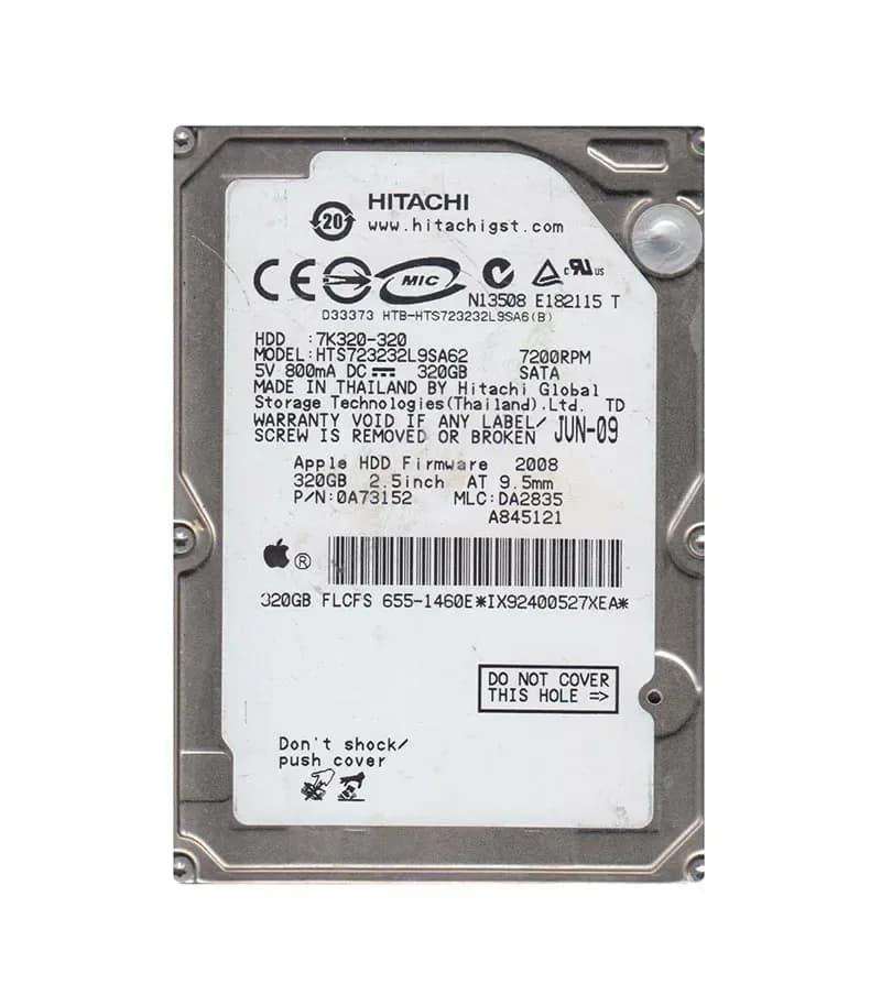 Hitachi HTS723232L9SA62 320GB 3Gb/s SATA
