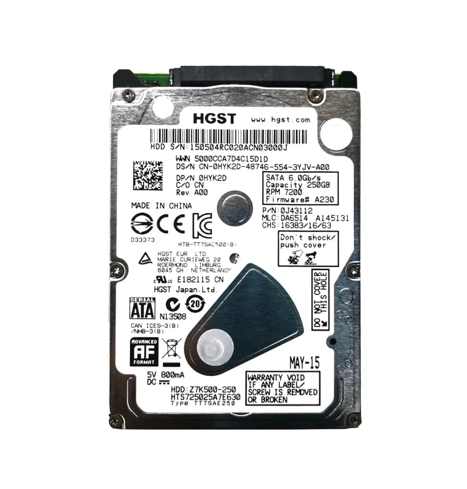 HGST HTS725025A7E630 250GB 6Gb/s SATA
