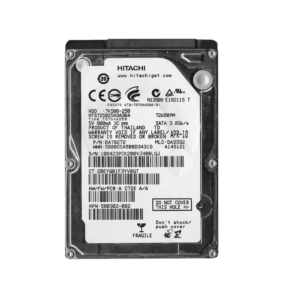 Hitachi HTS725025A9A364 250GB 3Gb/s SATA