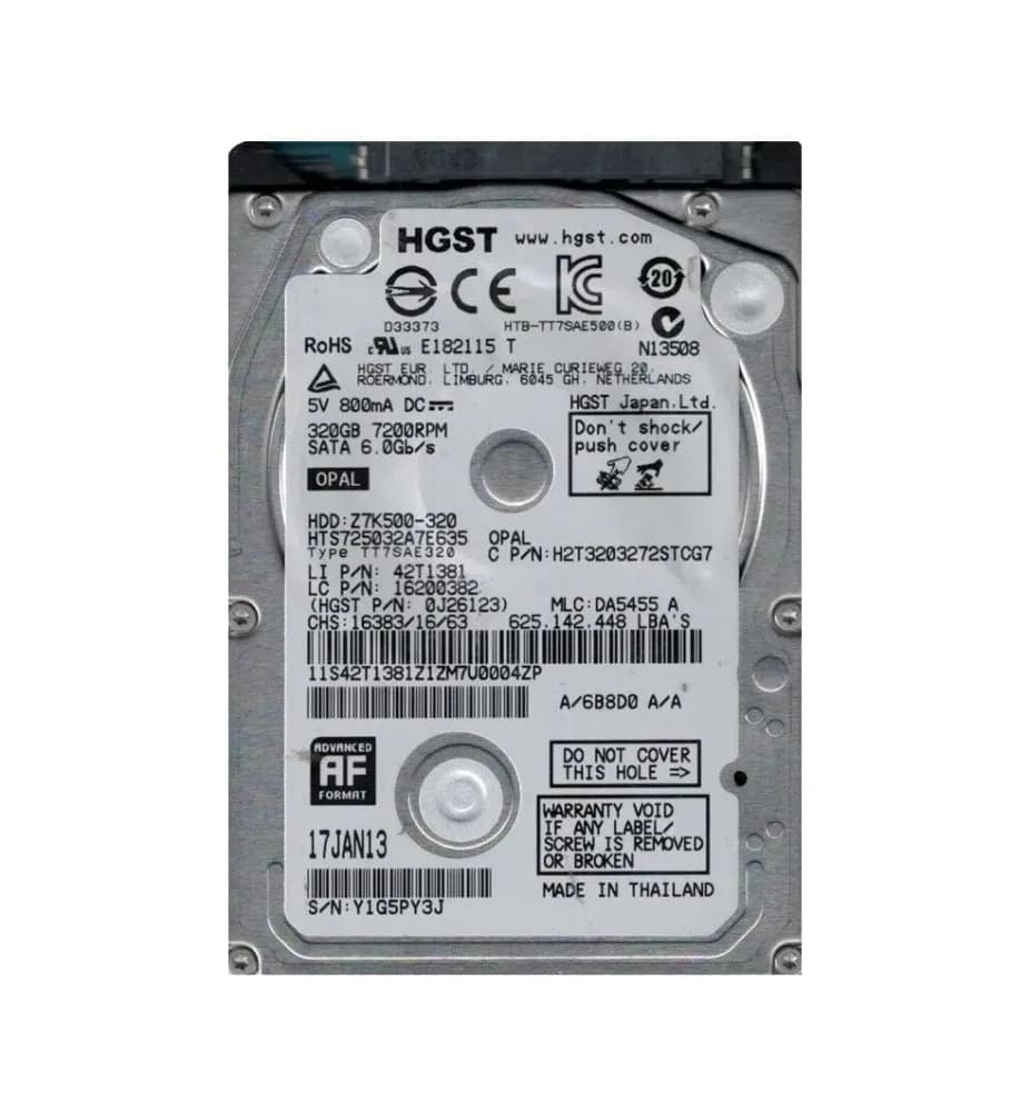 HGST HTS725032A7E635 320GB 6Gb/s SATA
