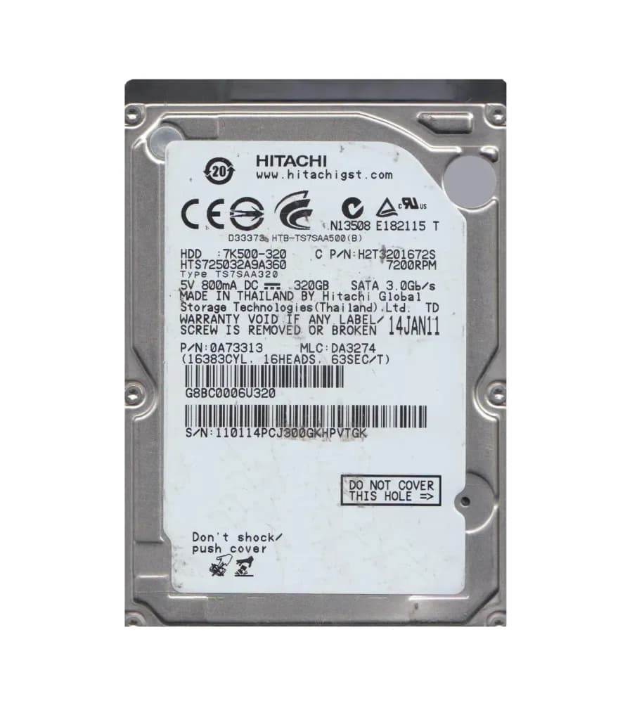 Hitachi HTS725032A9A360 320GB 3Gb/s SATA