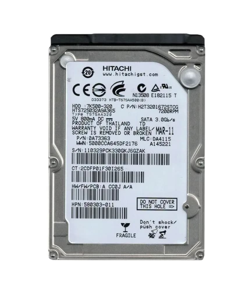 Hitachi HTS725032A9A365 320GB 3Gb/s SATA
