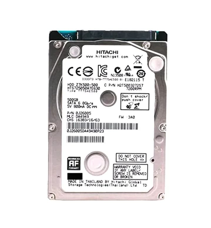HGST HTS725050A7E630 500GB 6Gb/s SATA