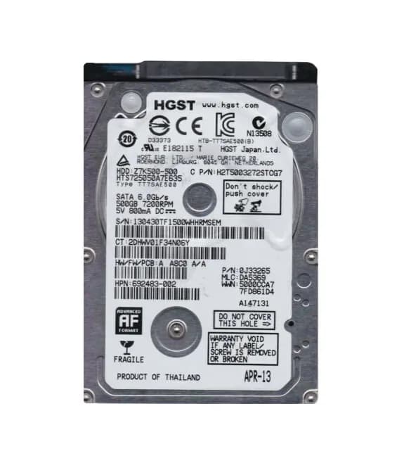 HGST HTS725050A7E635 500GB 6Gb/s SATA