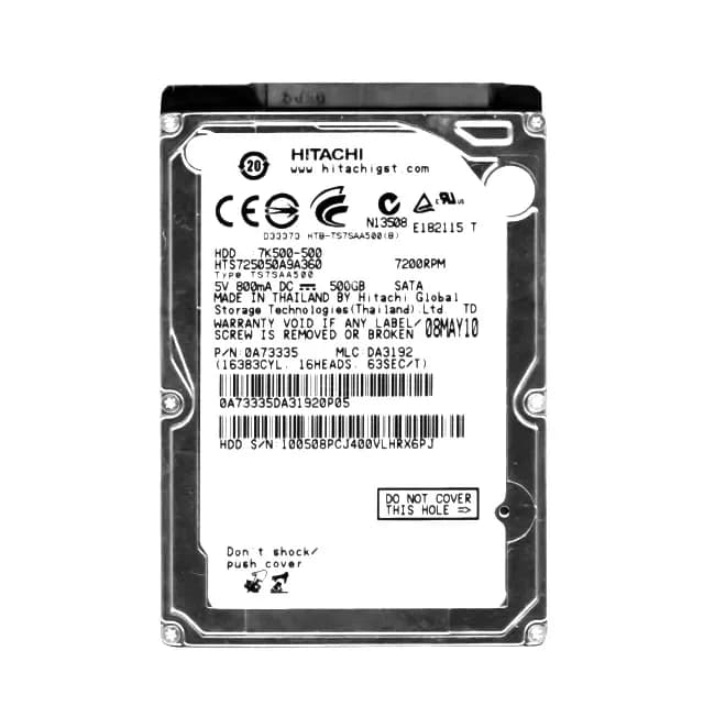 Hitachi HTS725050A9A360 500GB 3Gb/s SATA