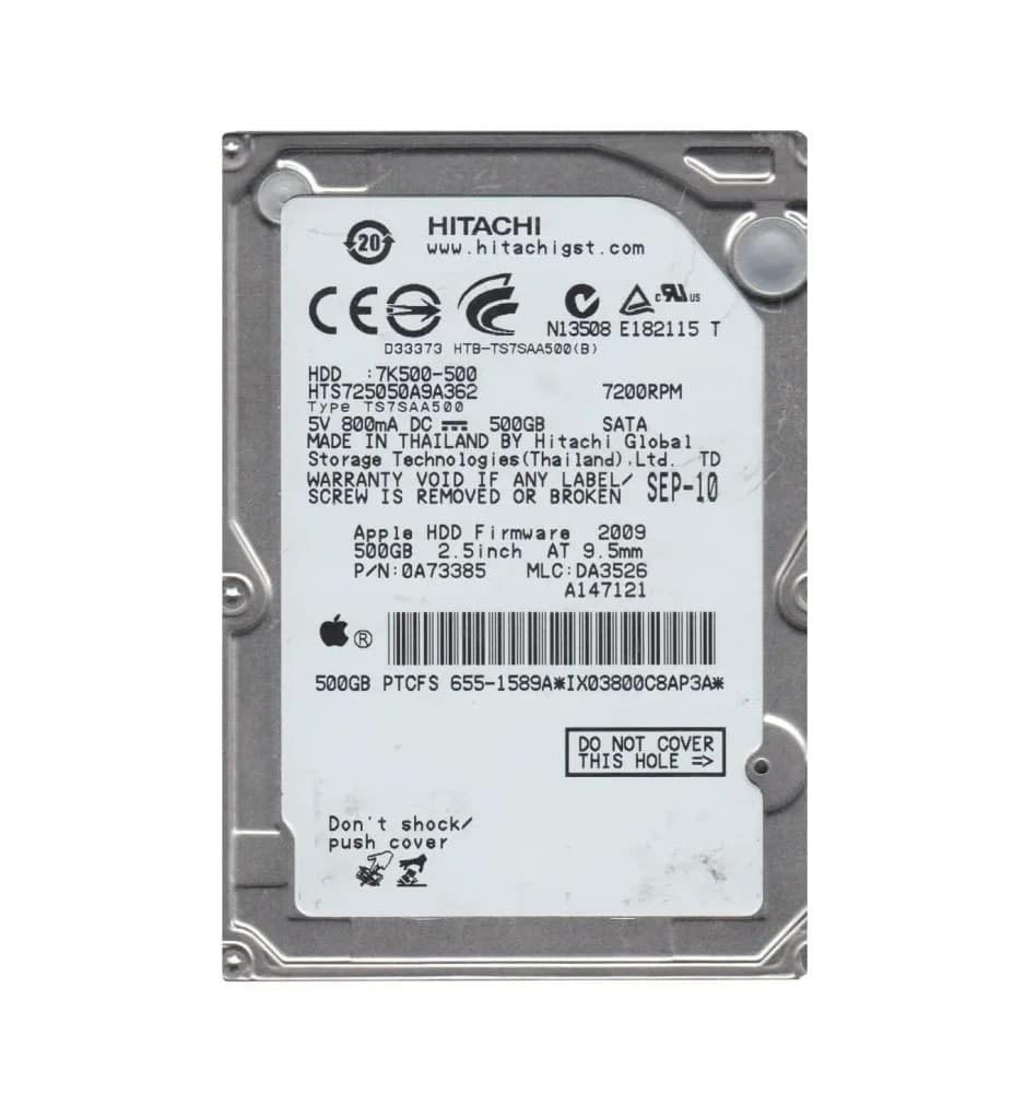 Hitachi HTS725050A9A362 500GB 3Gb/s SATA