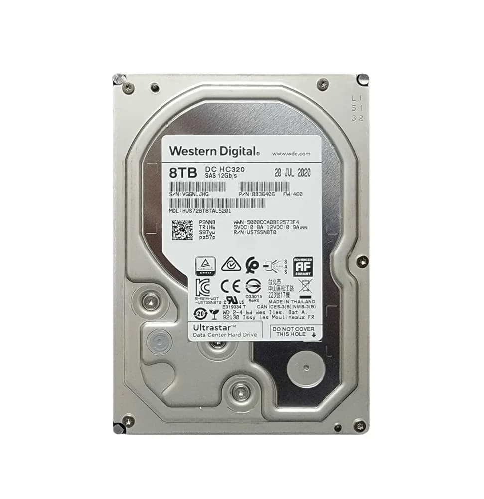 HGST HUS728T8TAL5201 8TB 12Gb/s SAS