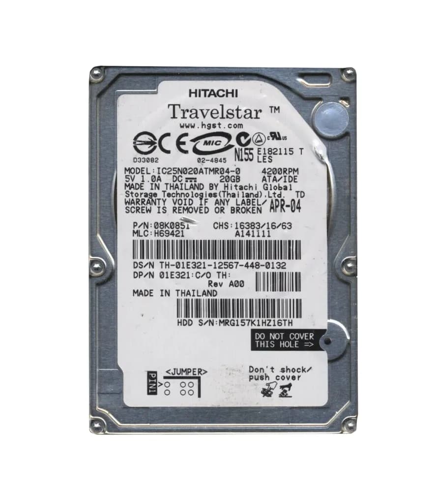 Hitachi IC25N020ATMR04-0 20GB IDE Ultra ATA/100 (ATA-6)