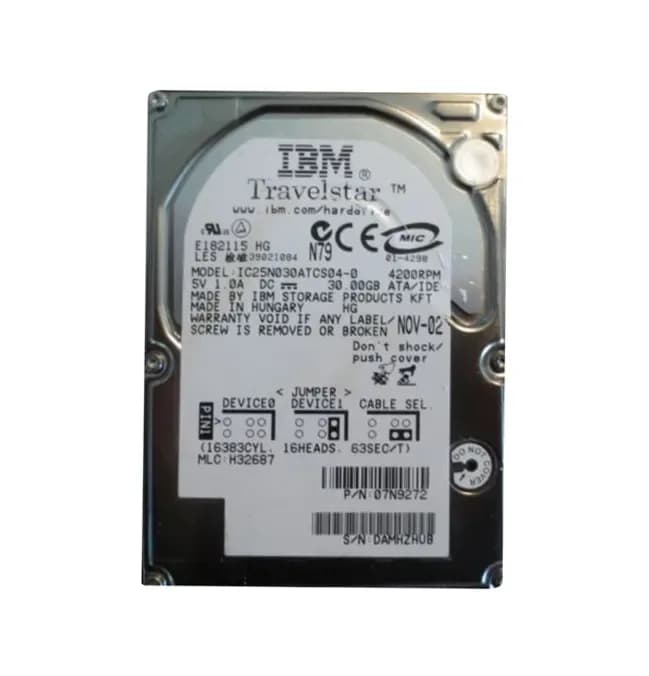 IBM IC25N030ATCS04-0 30GB IDE Ultra ATA/100 (ATA-6)