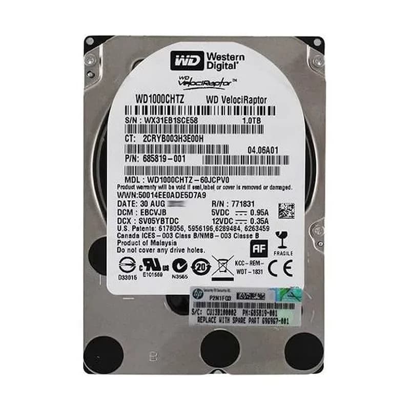 Western Digital WD1000CHTZ-60JCPV0 1TB 6Gb/s SATA