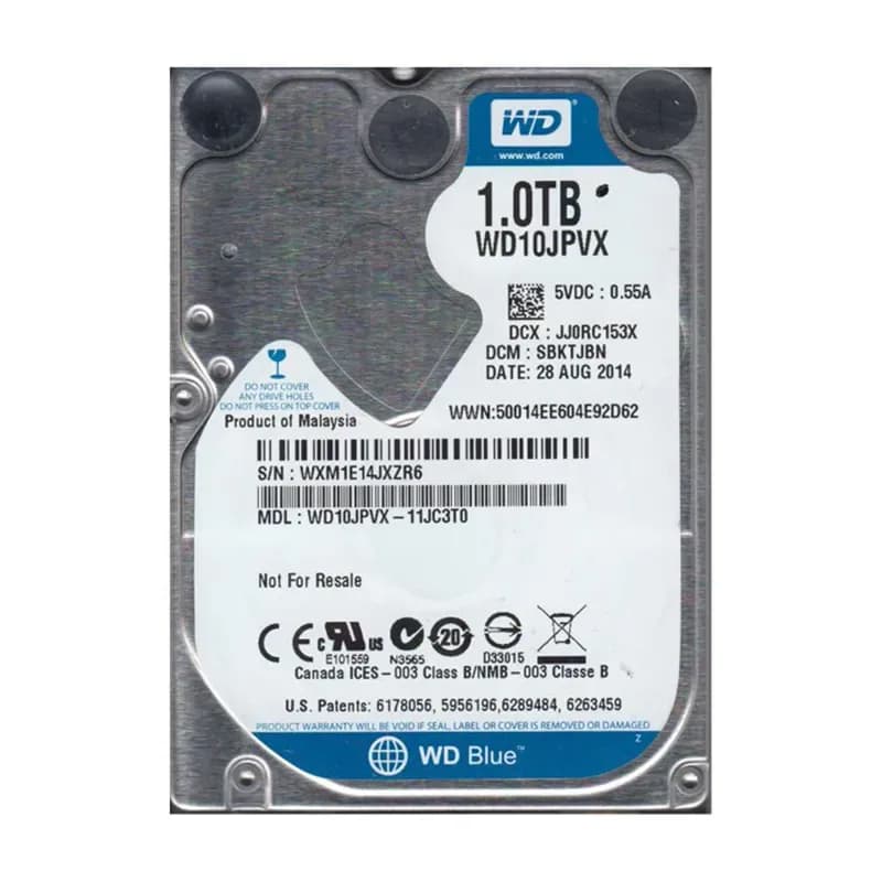 Western Digital WD10JPVX-11JC3T0 1TB 6Gb/s SATA