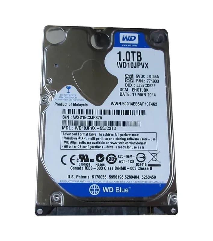 Western Digital WD10JPVX-55JC3T3 1TB 6Gb/s SATA