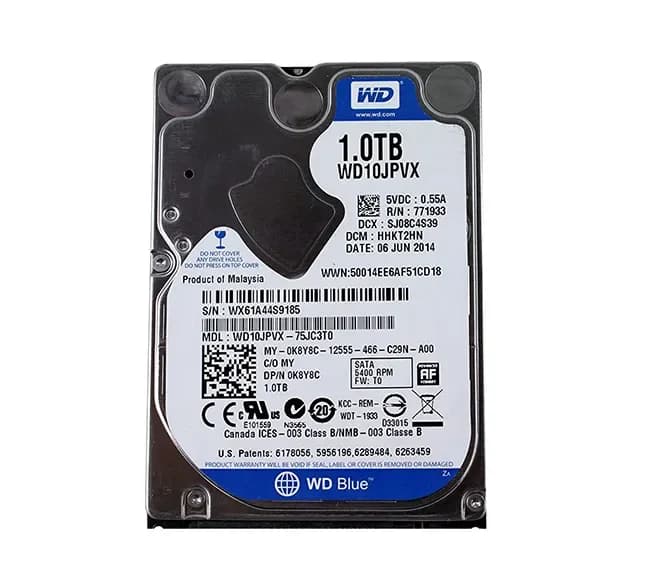 Western Digital WD10JPVX-60JC3T1 1TB 6Gb/s SATA