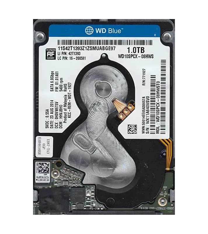 Western Digital WD10SPCX-08HWS 1TB 6Gb/s SATA