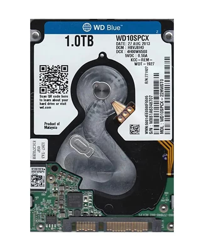 Western Digital WD10SPCX-22HWST0 1TB 6Gb/s SATA