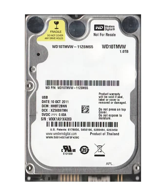 Western Digital WD10TMVW-11ZSMS5 1TB