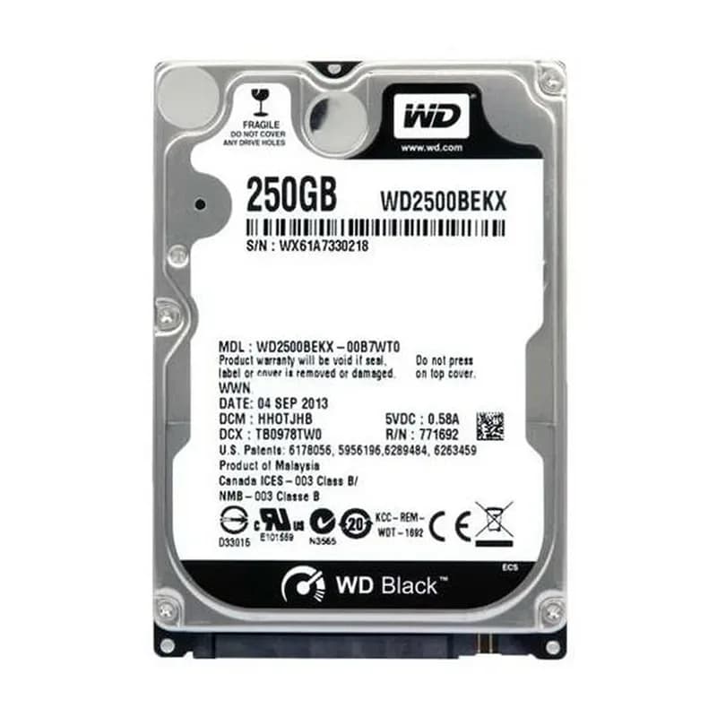 Western Digital WD2500BEKX-00B7WT0 250GB 6Gb/s SATA