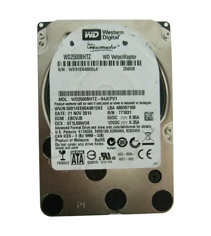 Western Digital WD2500BHTZ-04JCPV1 250GB 6Gb/s SATA