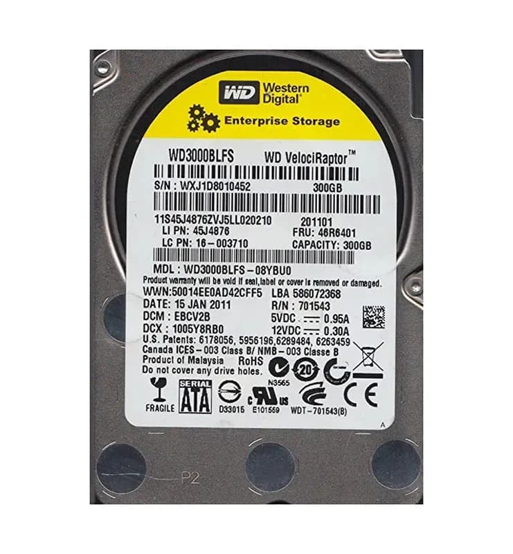 Western Digital WD3000BLFS-08YBU0 300GB 3Gb/s SATA