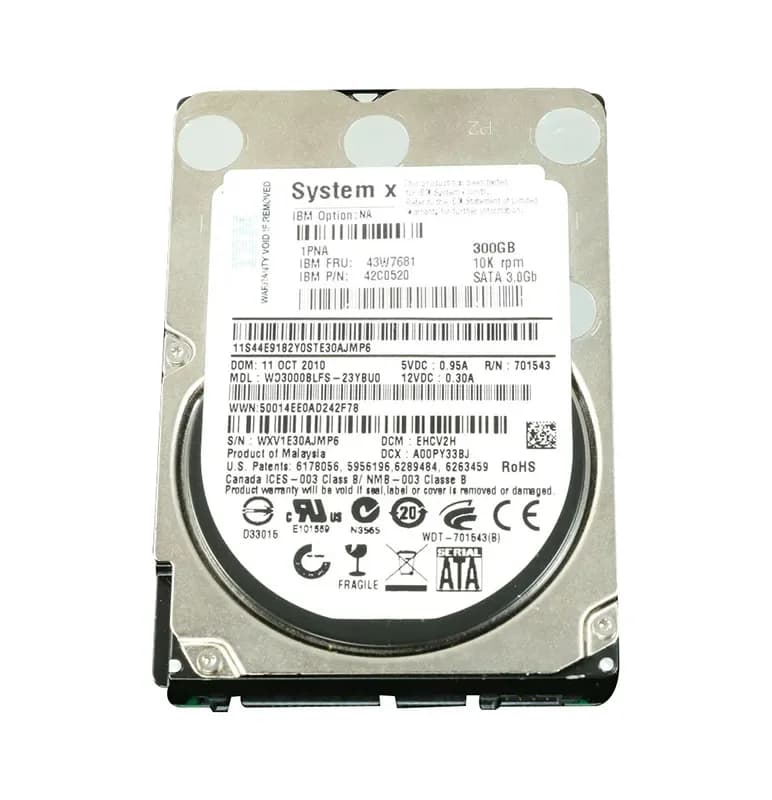 Western Digital WD3000BLFS-23YBU0 300GB 3Gb/s SATA
