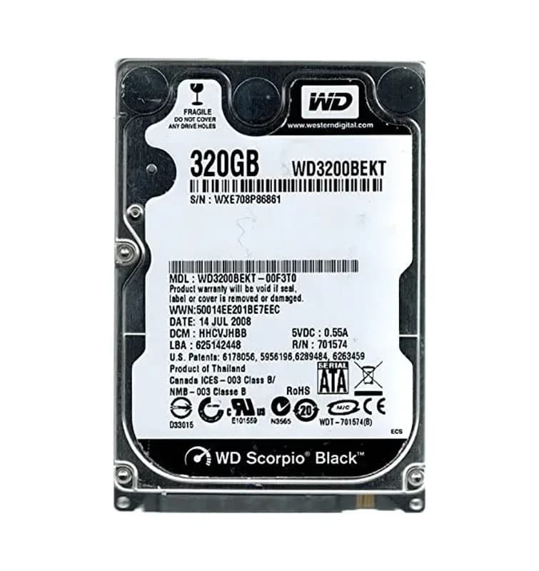 Western Digital WD3200BEKT-00F3T0 320GB 3Gb/s SATA
