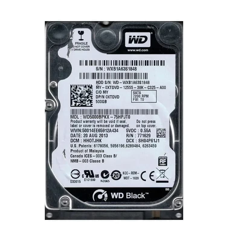 Western Digital WD5000BPKX-75HPJT0 500GB 6Gb/s SATA