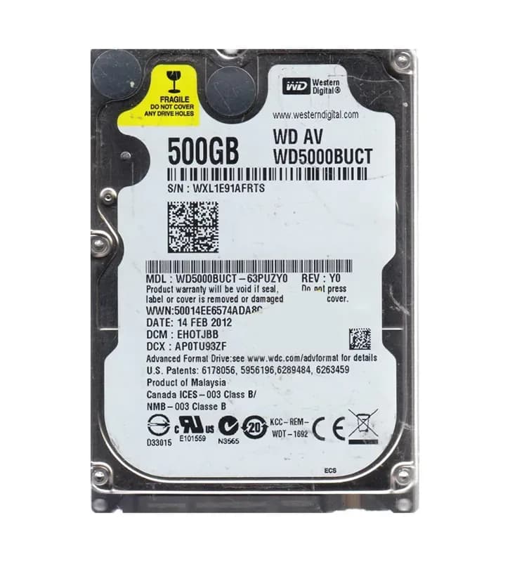 Western Digital WD5000BUCT-63PUZY0 500GB 3Gb/s SATA