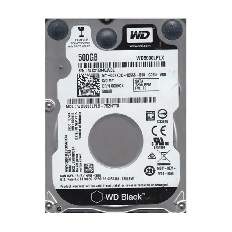 Western Digital WD5000LPLX-75ZNTT0 500GB 6Gb/s SATA