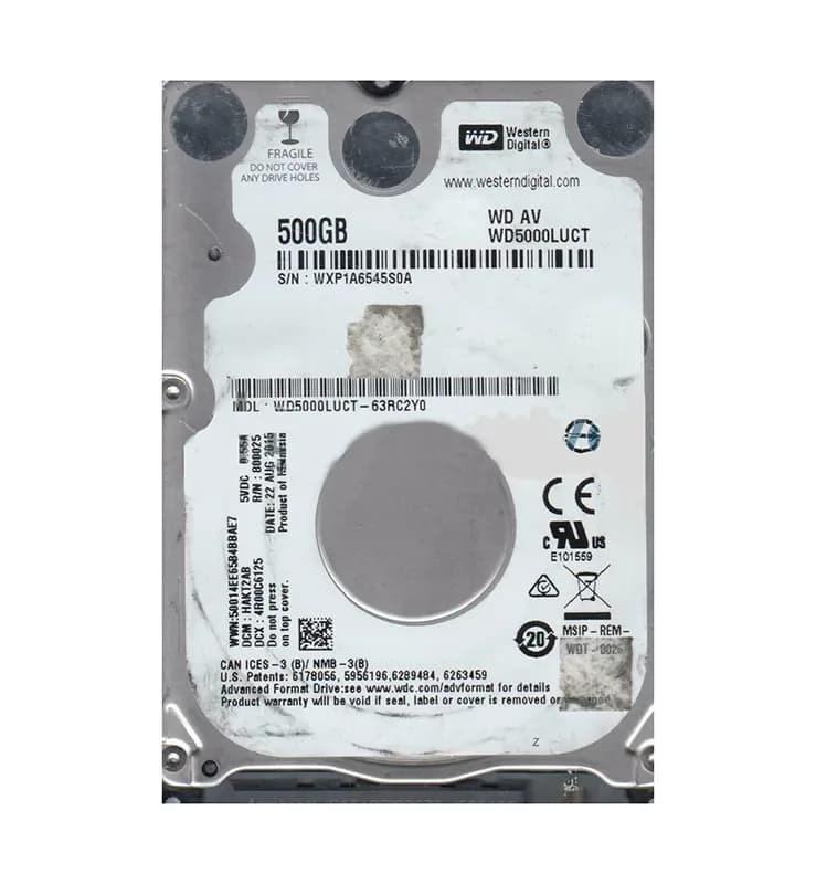 Western Digital WD5000LUCT-63RC2Y0 500GB 3Gb/s SATA