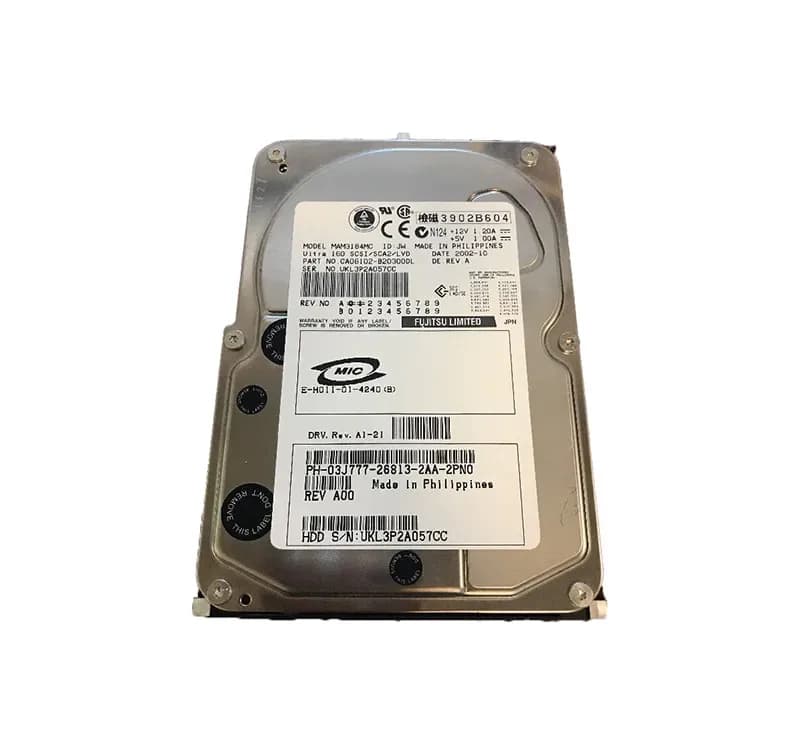 Fujitsu CA06102-B20300DL 18.4GB Ultra160 SCSI