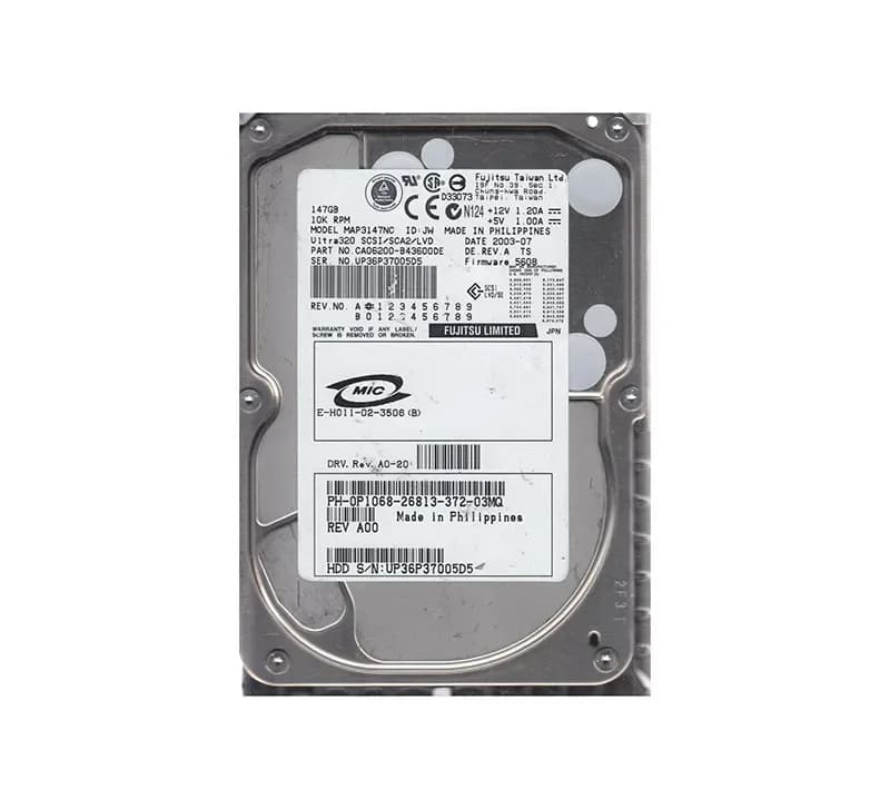 Fujitsu CA06200-B43600DE 147GB Ultra320 SCSI