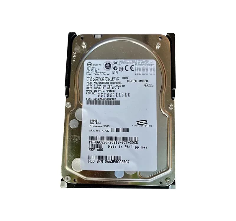 Fujitsu CA06550-B20300DL 146GB Ultra320 SCSI
