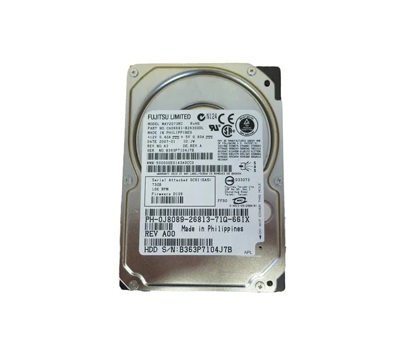 Fujitsu CA06681-B26300DL 73GB 3Gb/s SAS