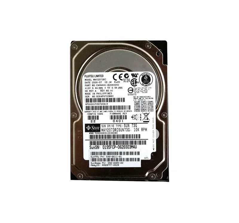 Fujitsu CA06681-B26400SU 73.5GB 3Gb/s SAS