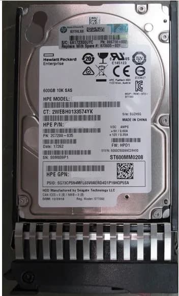 HPE EG000600JWFUR 600GB 6Gb/s SAS